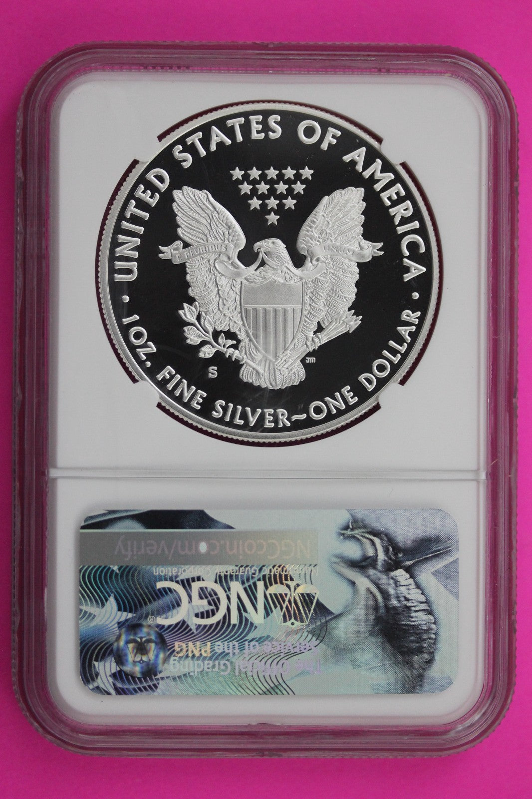 2017 S PF 70 Silver American Eagle From Congratulations Set Early Releas NGC 526