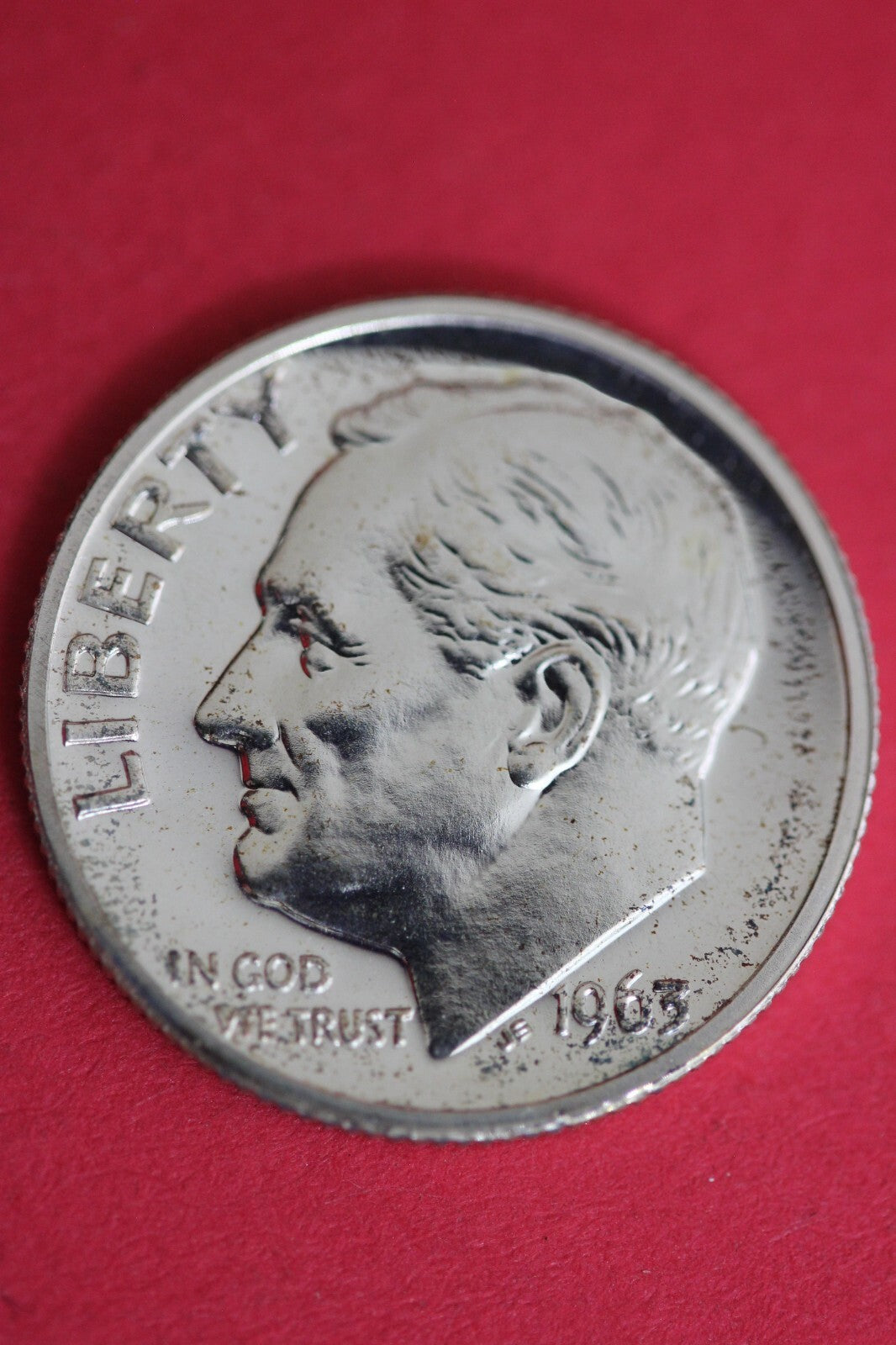 1963 Silver Proof Roosevelt Dime Exact Coin Shown  78