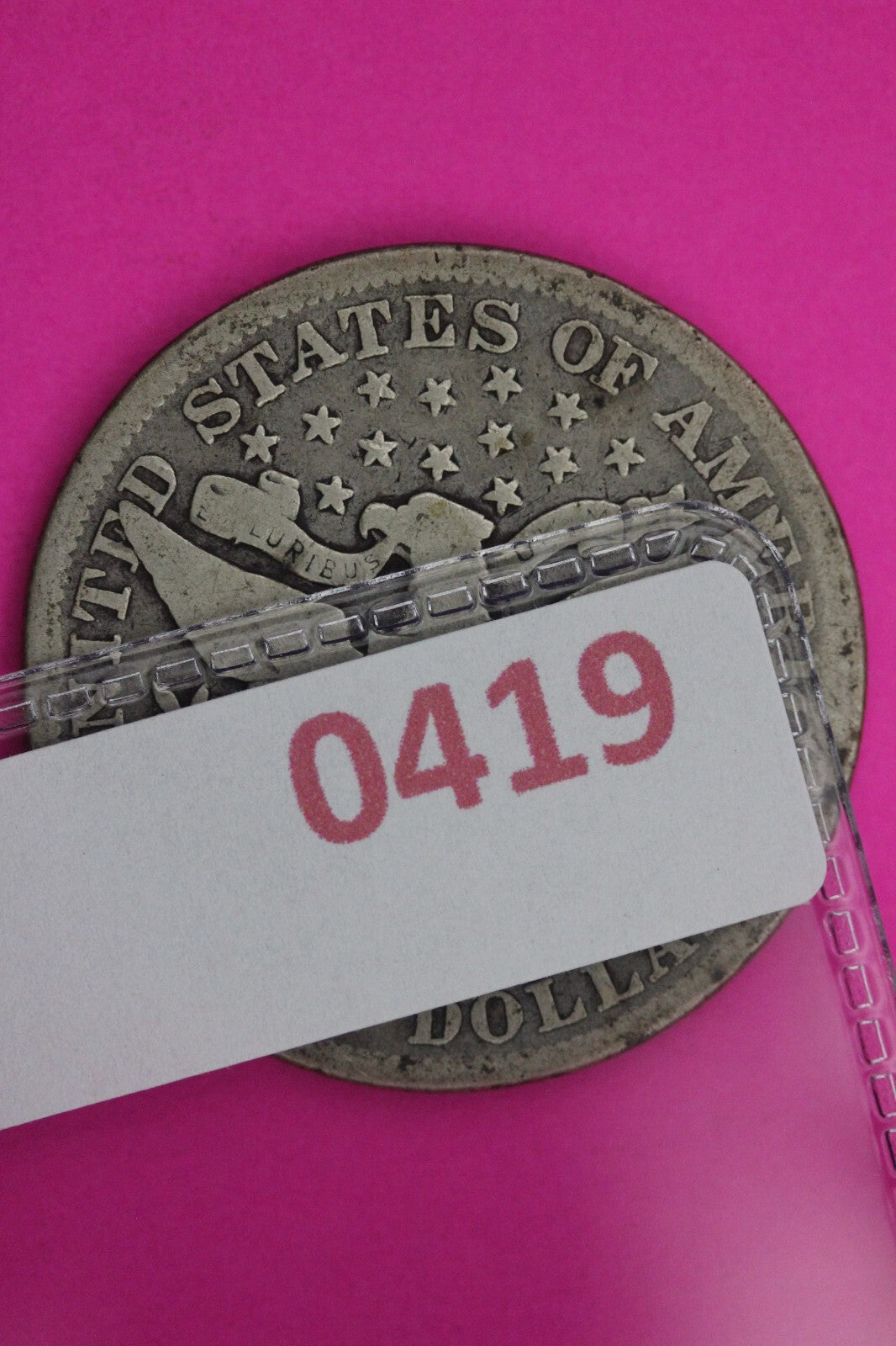 1898 O Barber Liberty Half Dollar Silver Coin Scarce Semi Key Date Genuine 0419N