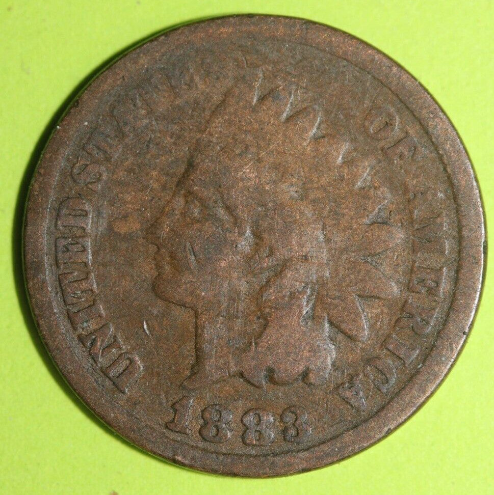 1883 Indian Head Cent Penny Exact Coin Shown Fast Combined Shipping OCE 74