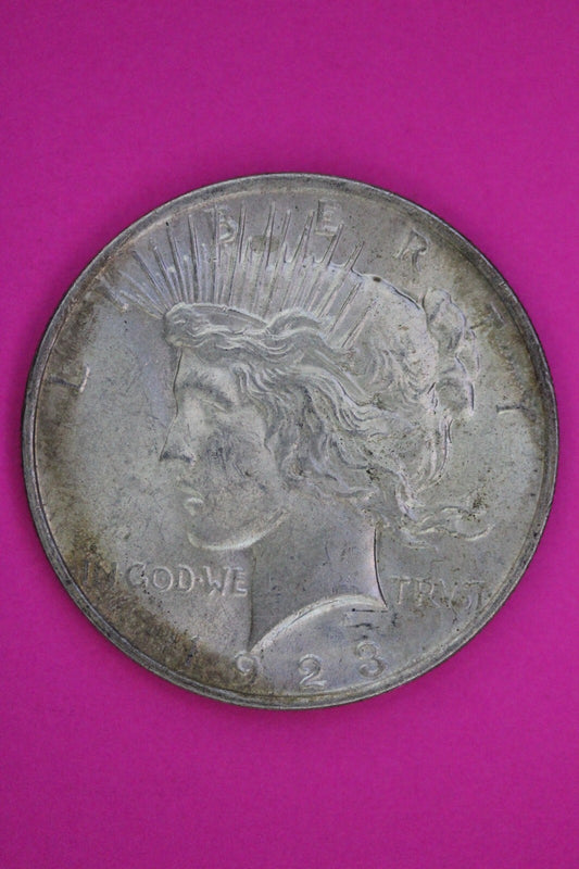 Tone High Grade 1923 P Liberty Peace Silver Dollar Philadelphia Mint Coin 241
