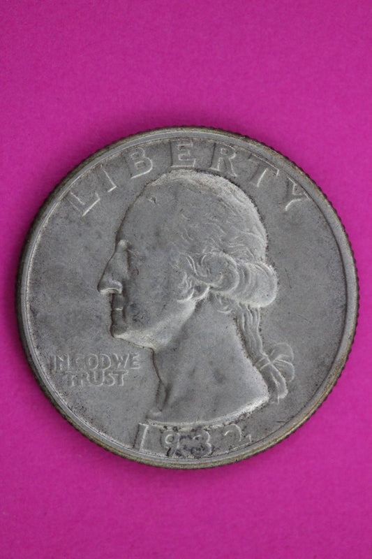 1932 S George Washington Silver Quarter Guaranteed Authentic Genuine Coin 1607