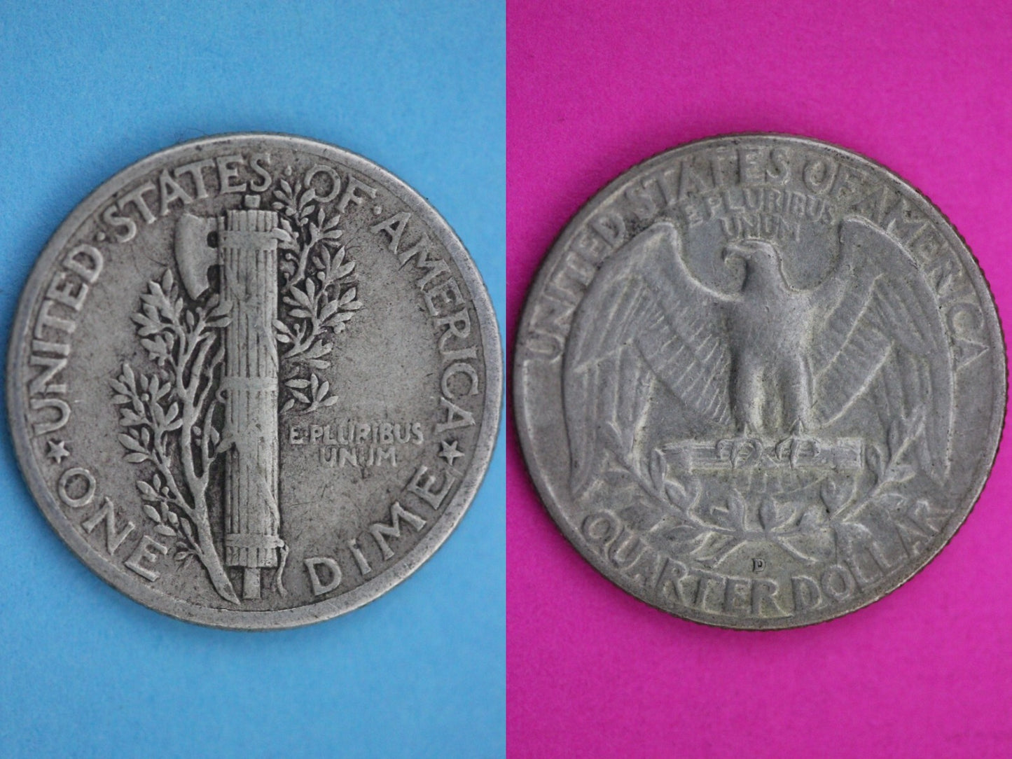6 Standard Ounces Coin Weight 90% Silver Junk Washington Quarters Mercury Dimes