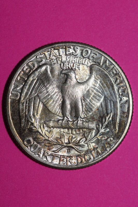 Hi Grade 1937 D George Washington Silver Quarter Coin Guaranteed Authentic 1055