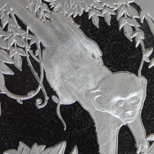 Gem BU 2023 Barbados Monkey 1 OZ Silver Coin .999 Fine $1.00 Same Coin In Pic 18