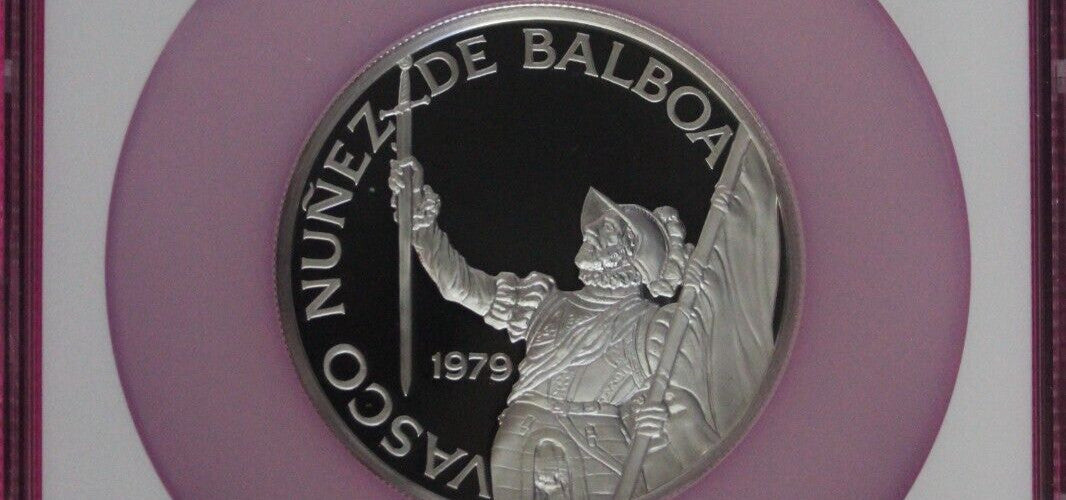 1979 Panama Silver 20 Balboas PF 69 Ultra Cameo NGC Certified Graded Slab 7038