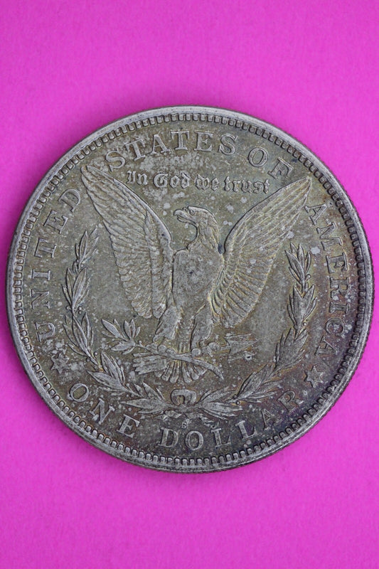 Nicely Toned 1921 S Liberty Morgan Silver Dollar Coin Guaranteed Authentic 125N