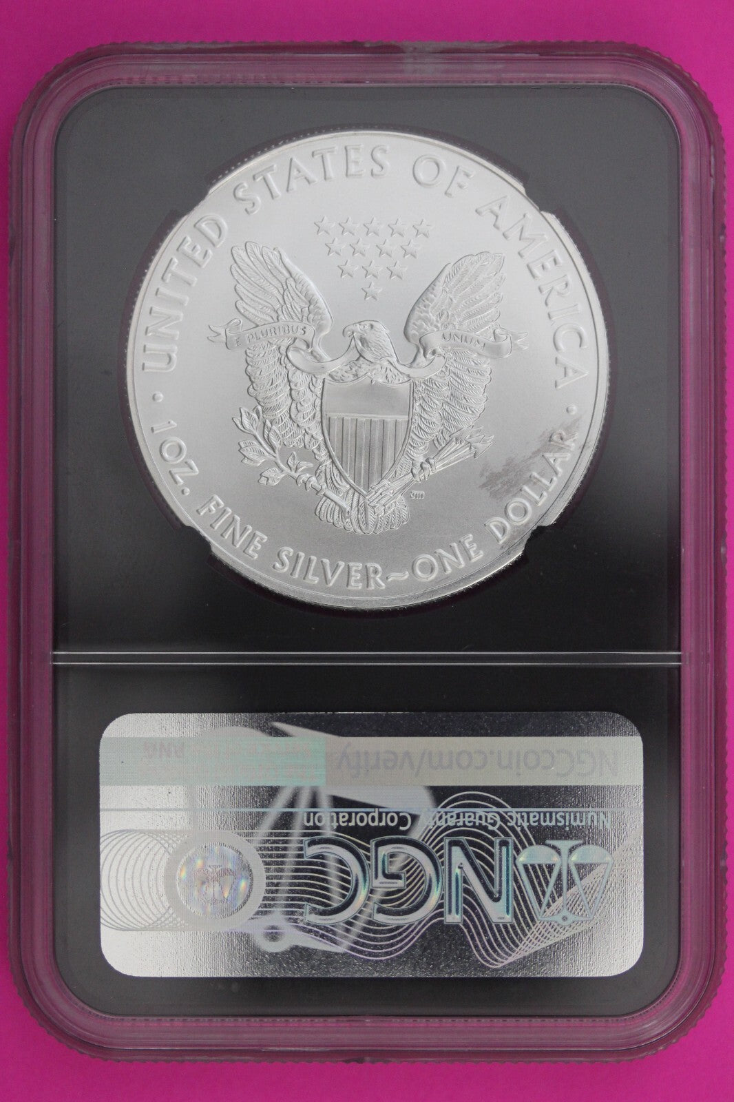 2020 MS 70 Silver American Eagle Mercanti Signature 1rst Day Issue NGC Slab 1124