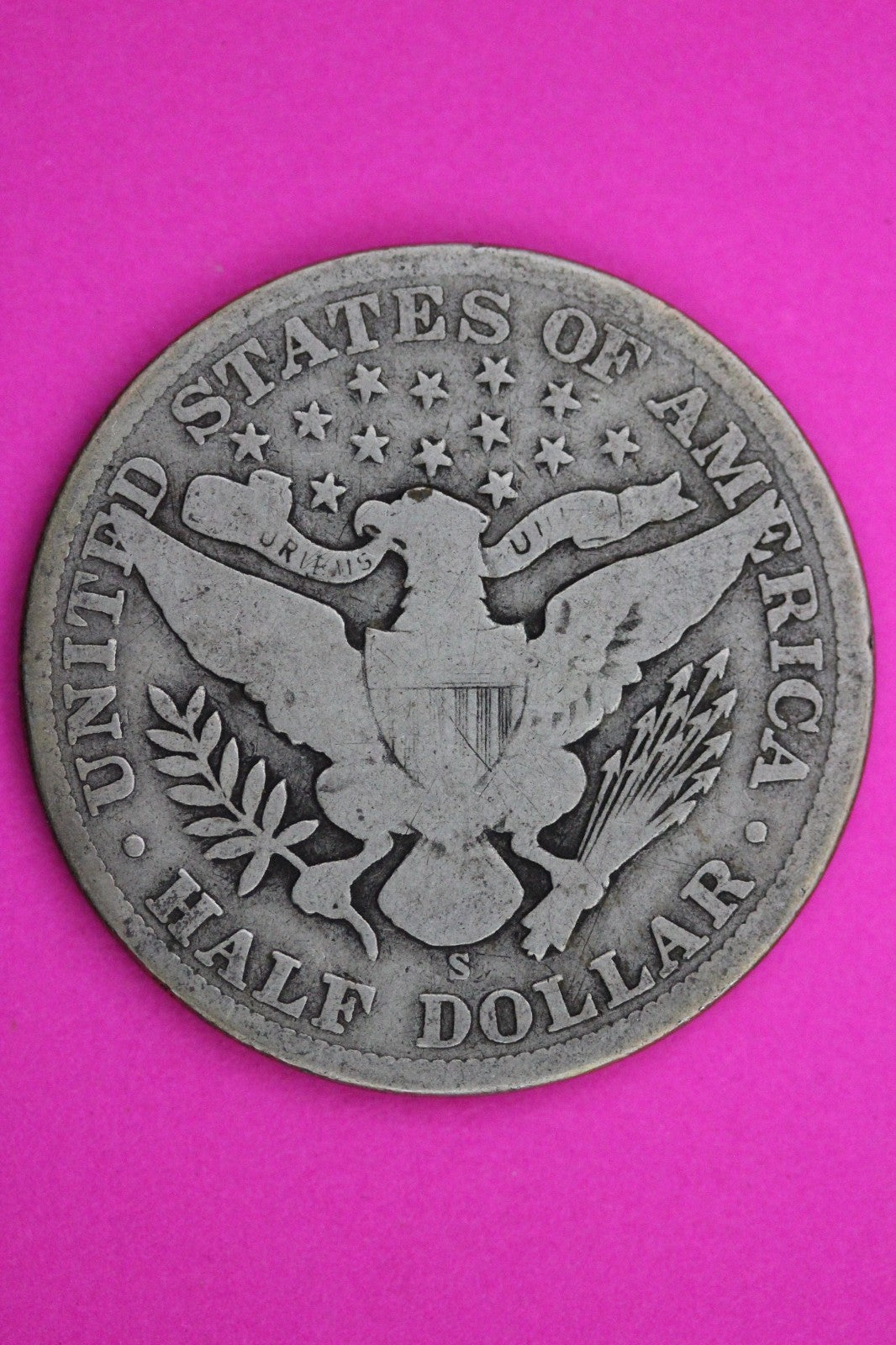 1907 S Barber Liberty Silver Half Dollar Guaranteed Authentic Genuine Coin 2342