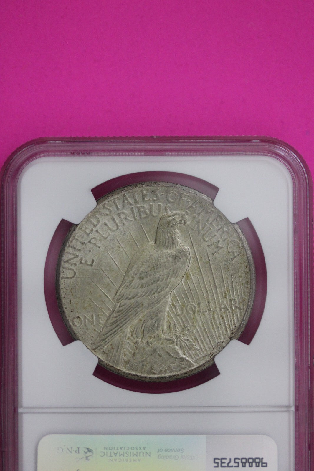 1925 P MS 64 Liberty Peace Silver Dollar NGC Certified Graded Authentic Coin 806