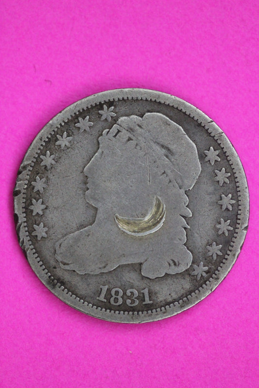 1831 Bust Capped Dime Lady Liberty Silver Coin Guaranteed Authentic Genuine 1532