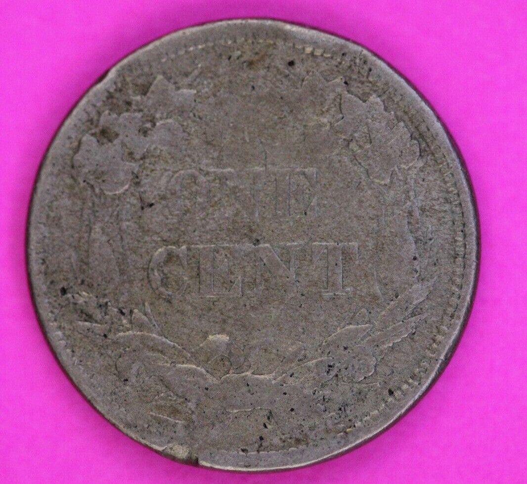 1858 Flying Eagle Cent Penny Exact Scarce Early Tpe Coin In The Pictures 92