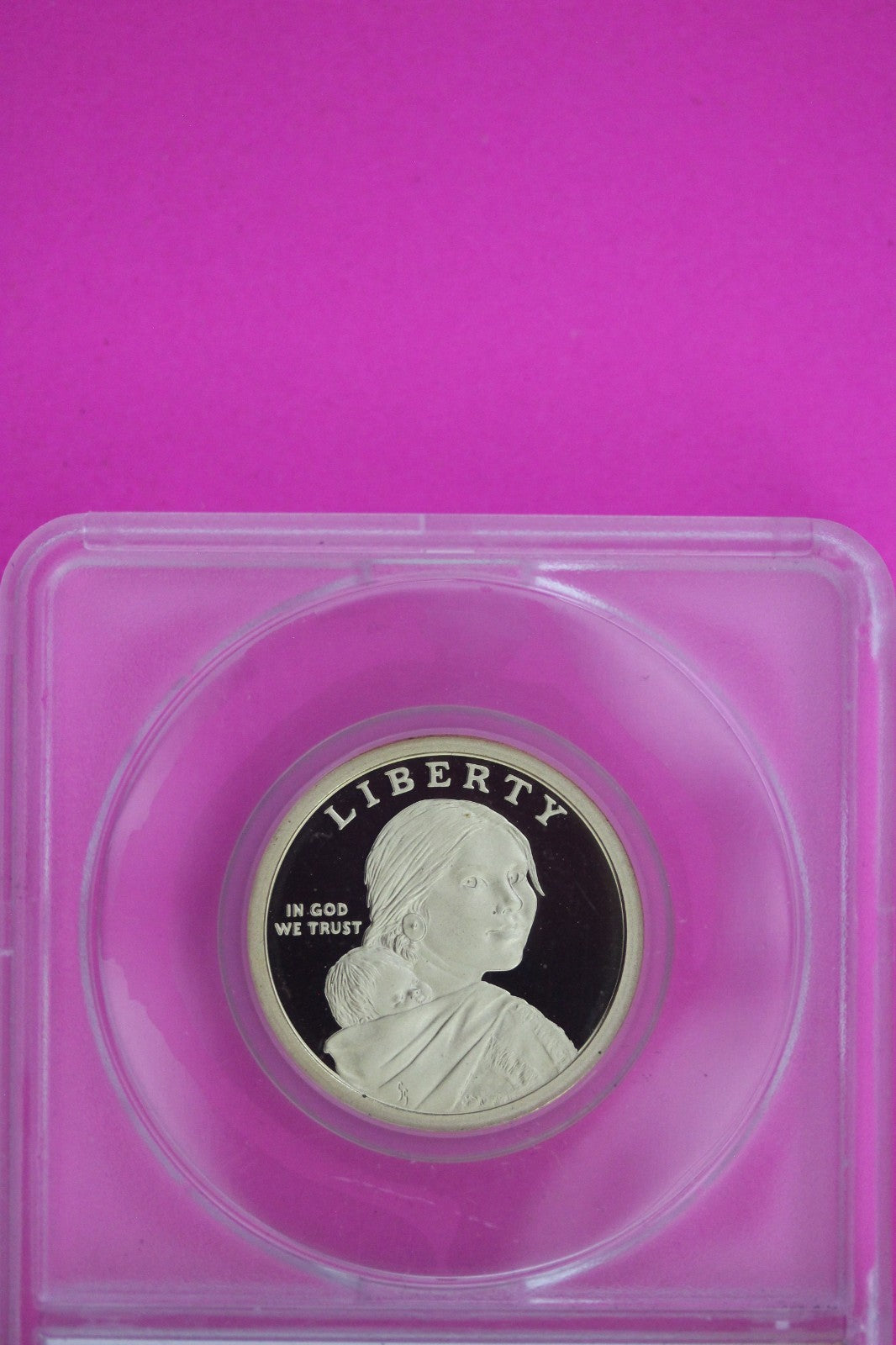 2014 S PR 70 Sacagawea Dollar Native American ANACS Certified Authentic Slab 05