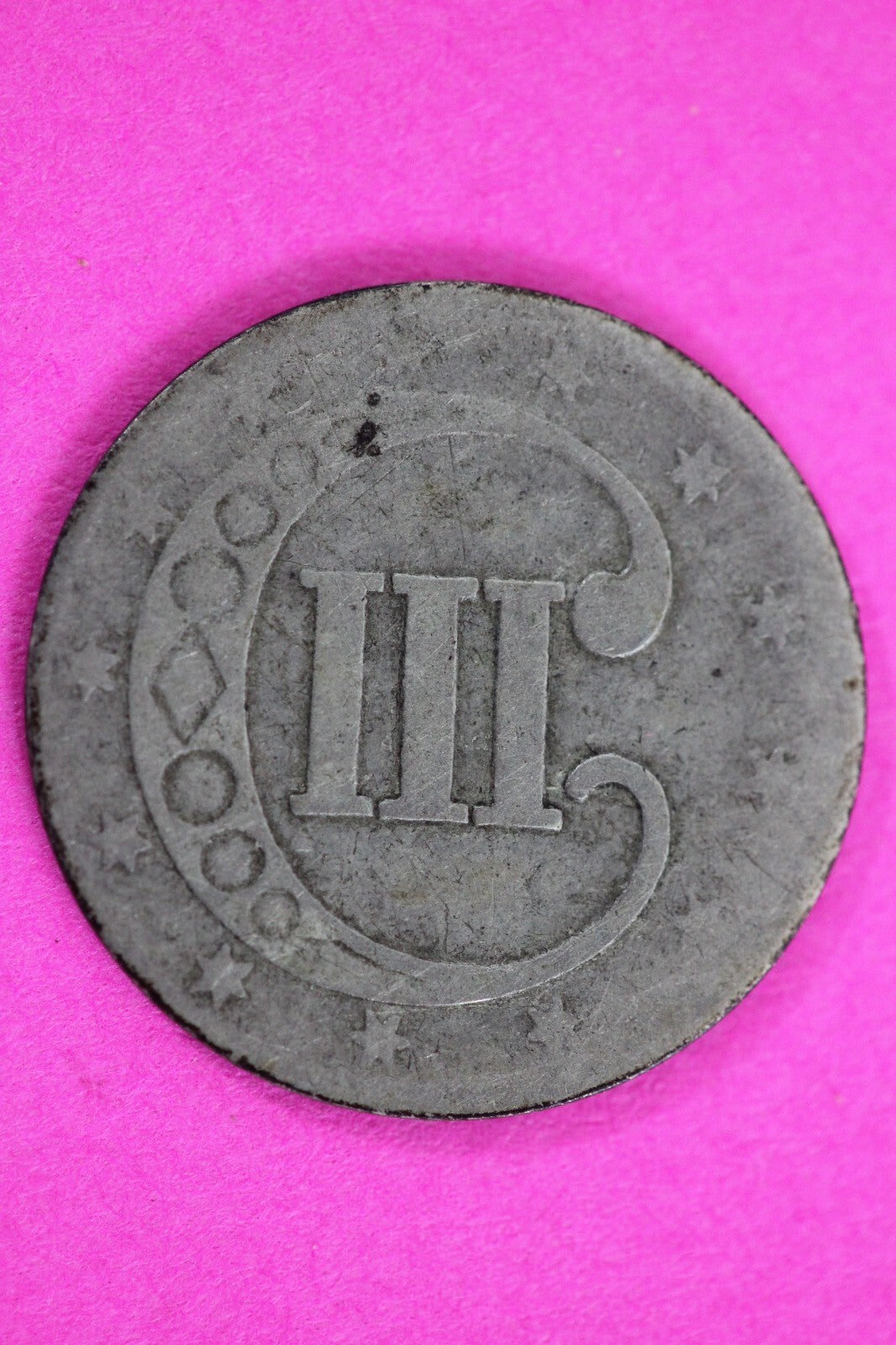 1852 Trime 3 Three Cent Silver Dime Exact Coin Shown In Pics Semi Key Date 84