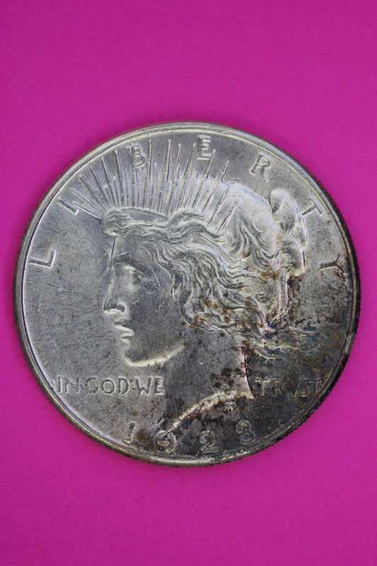 Clashed Reverse 1923 S Liberty Peace Silver Dollar Philadelphia Mint Coin 237