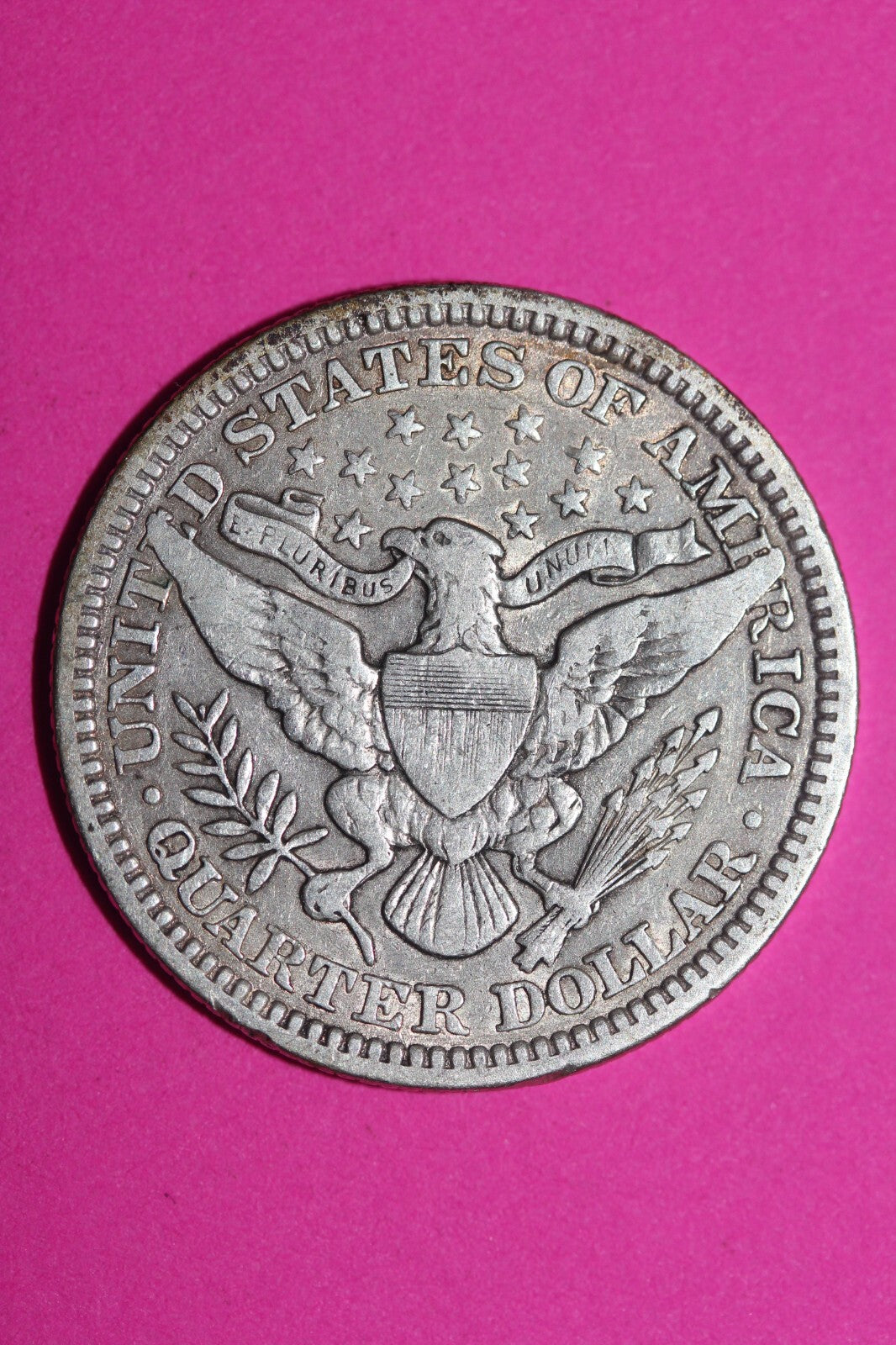 1915 P Barber Liberty Silver Quarter Guaranteed Authentic & Genuine Coin 1108