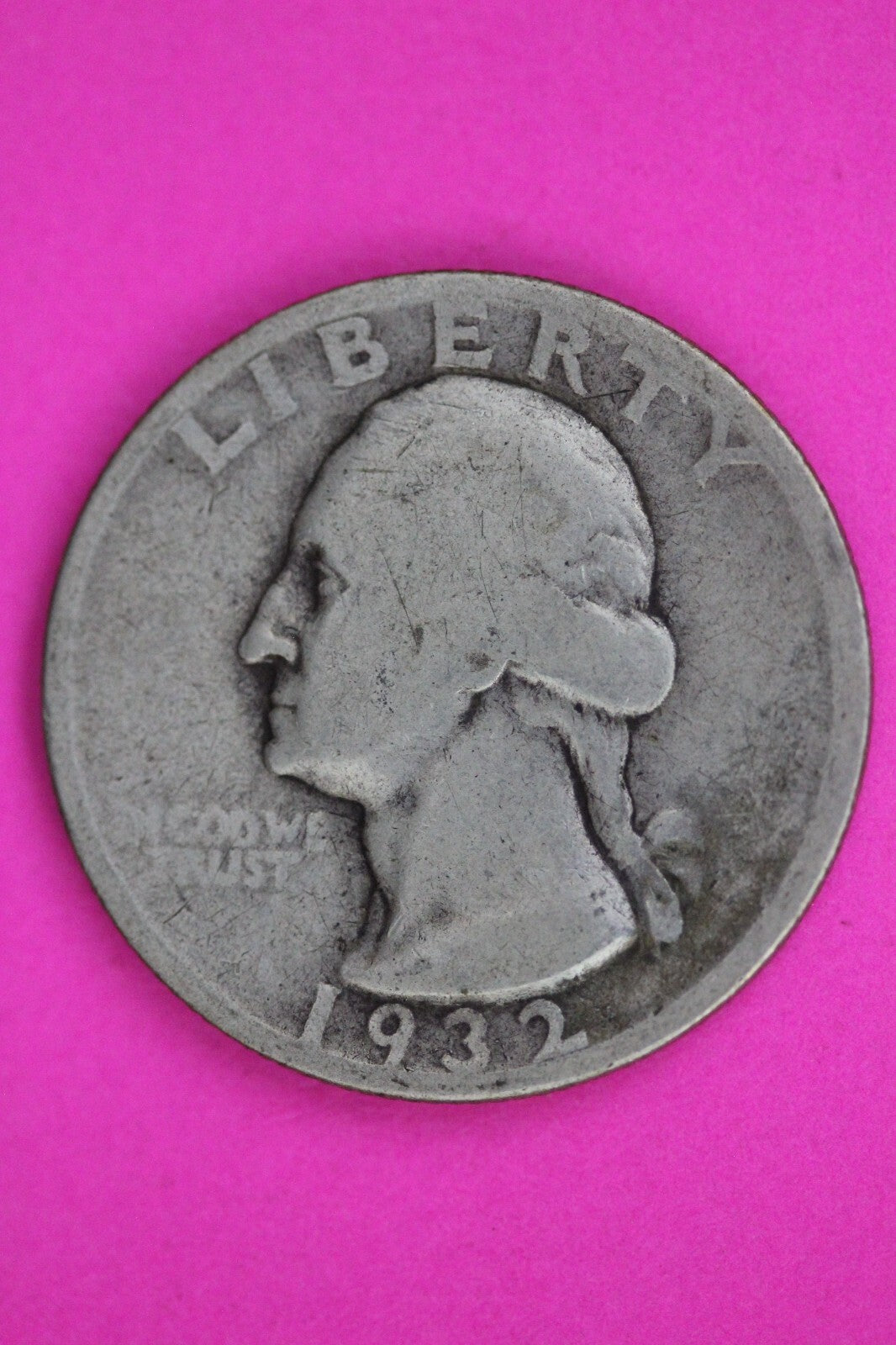1932 S George Washington Silver Quarter Guaranteed Autthentic Genuine Coin 1472