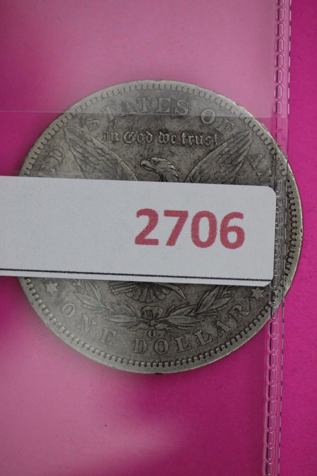 1894 O Morgan Lady Liberty Silver Dollar Guaranteed Authentic & Genuine 2706