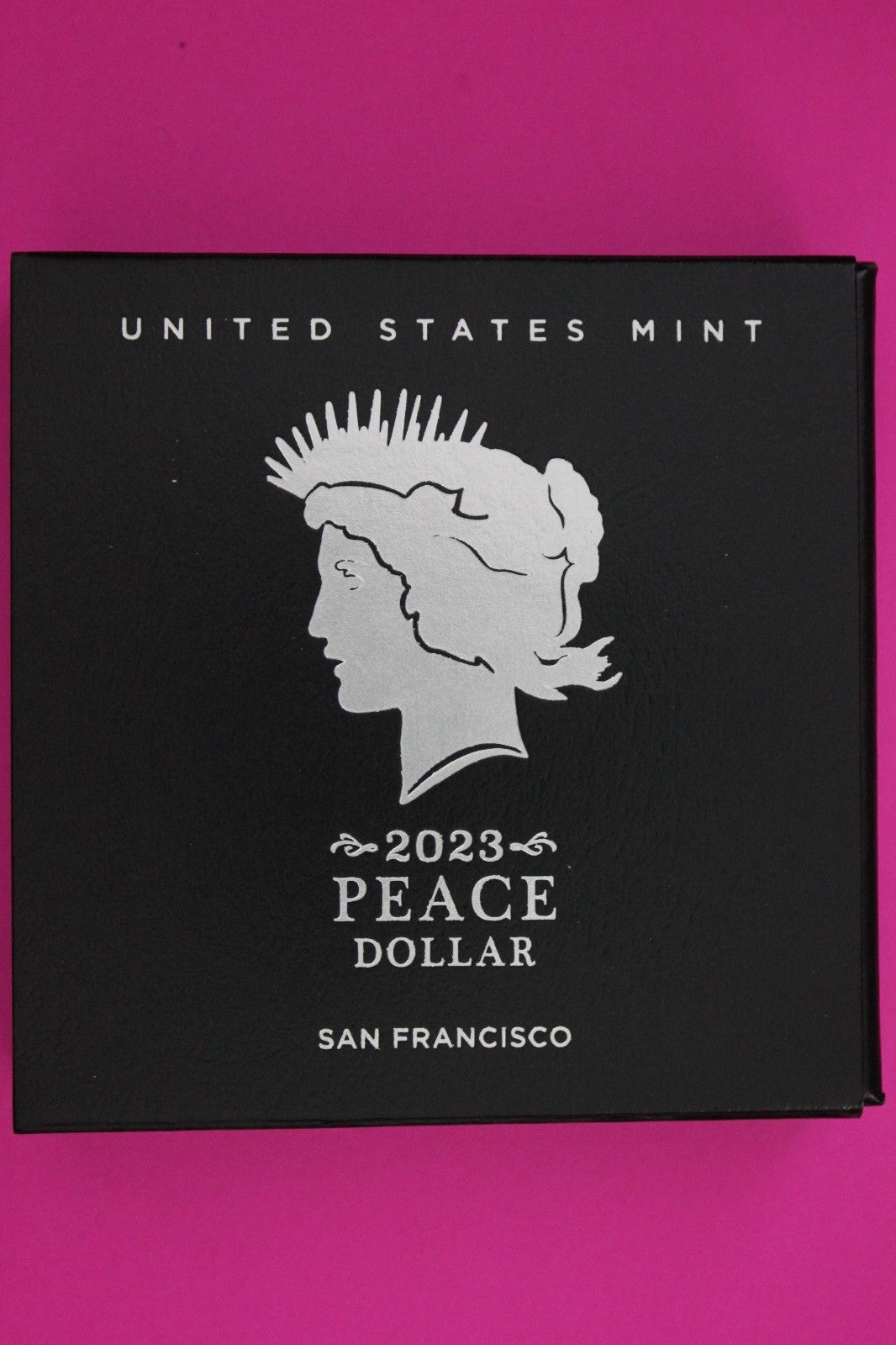Gem Deep Cameo Proof 2023 S Peace Silver Dollar 999 Fine Mint Box & COA 6035