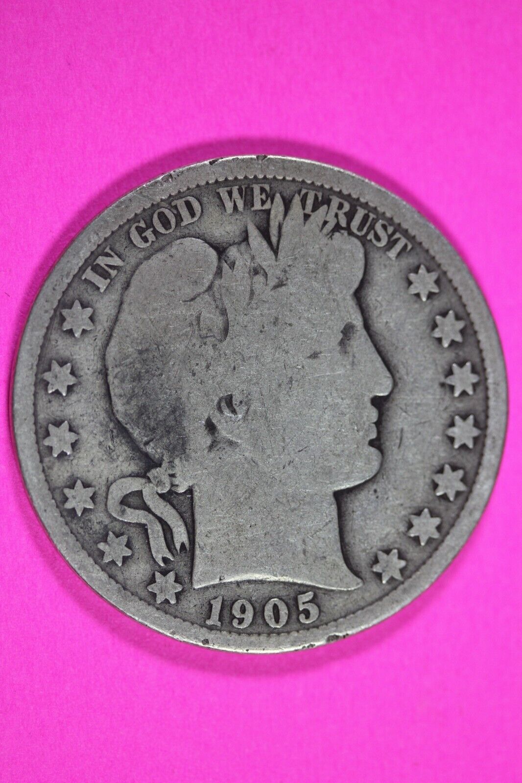 1905 P Barber Liberty Half Dollar Scarce Semi Key Date Coin Philadelphia 275