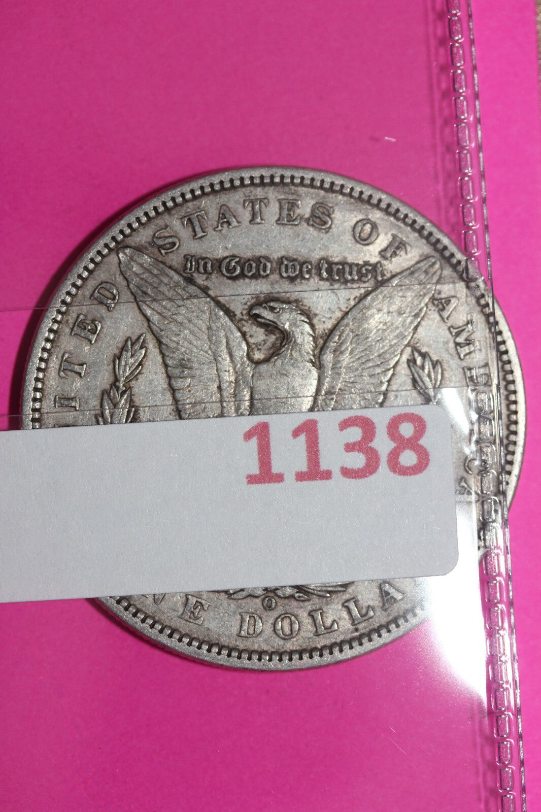 1891 O Morgan Liberty Silver Dollar Guaranteed Authentic & Genuine Coin 1138