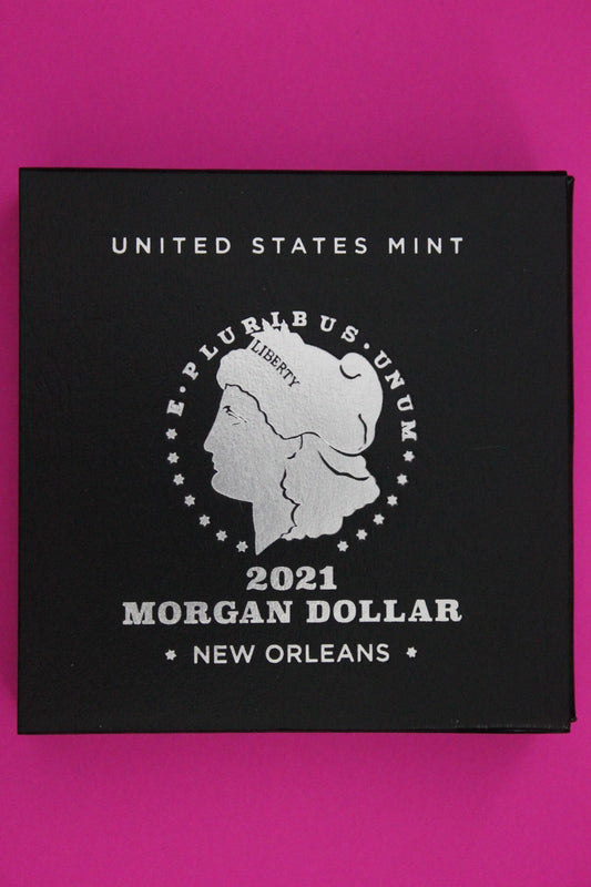 Gem Brilliant Uncirculated 2021 O Morgan Silver Dollar .999 Mint Box COA 6017