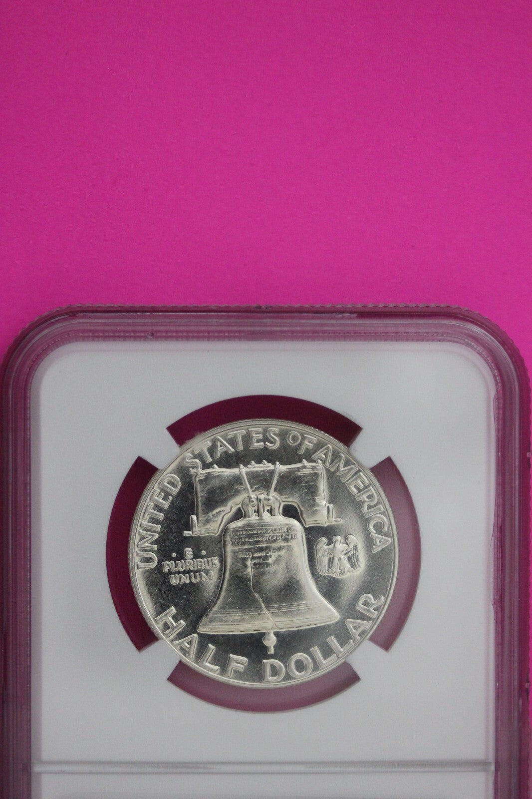 1955 PF 67 Ben Franklin Silver Proof Half Dollar NGC Graded Certified Slab 828