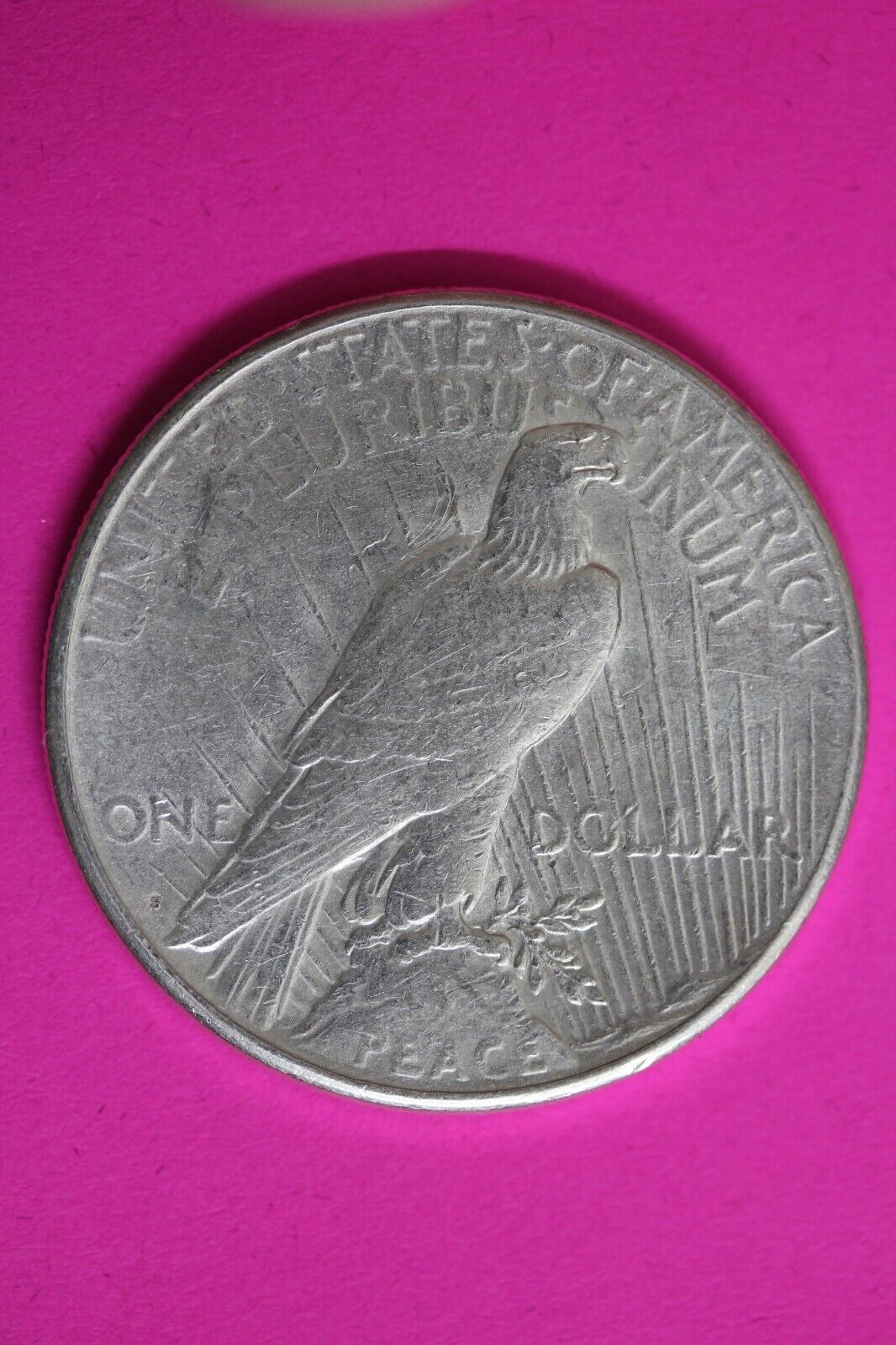High Grade 1923 S Liberty Peace Silver Dollar San Francisco Mint Nice Luster 170