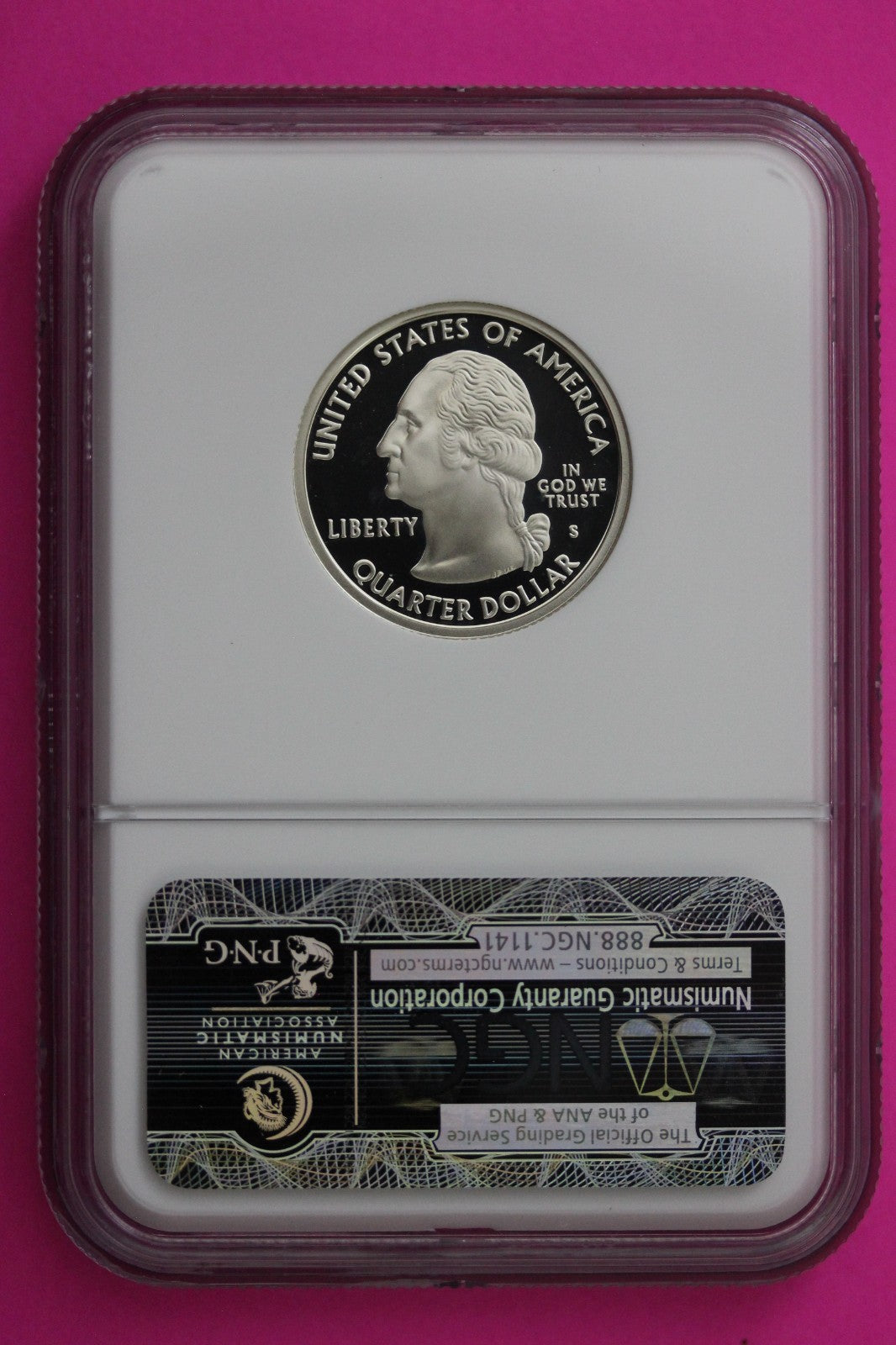 2005 S PF 70 Minnesota Silver State Quarter NGC Certified Authentic Slab 443
