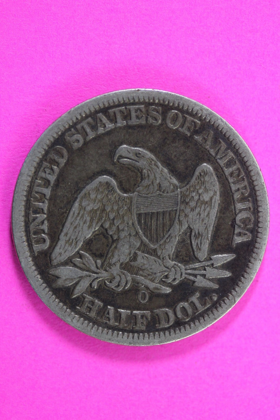 1858 O Seated Liberty Half Dollar Silver Semi Key Date Exact Coin In Pics 37