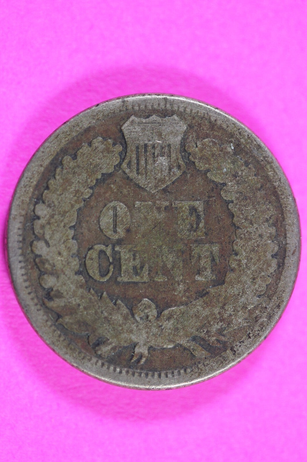 1863 Copper Nickel Indian Head Cent Penny Rare Type Coin Exact Coin Pictured 281