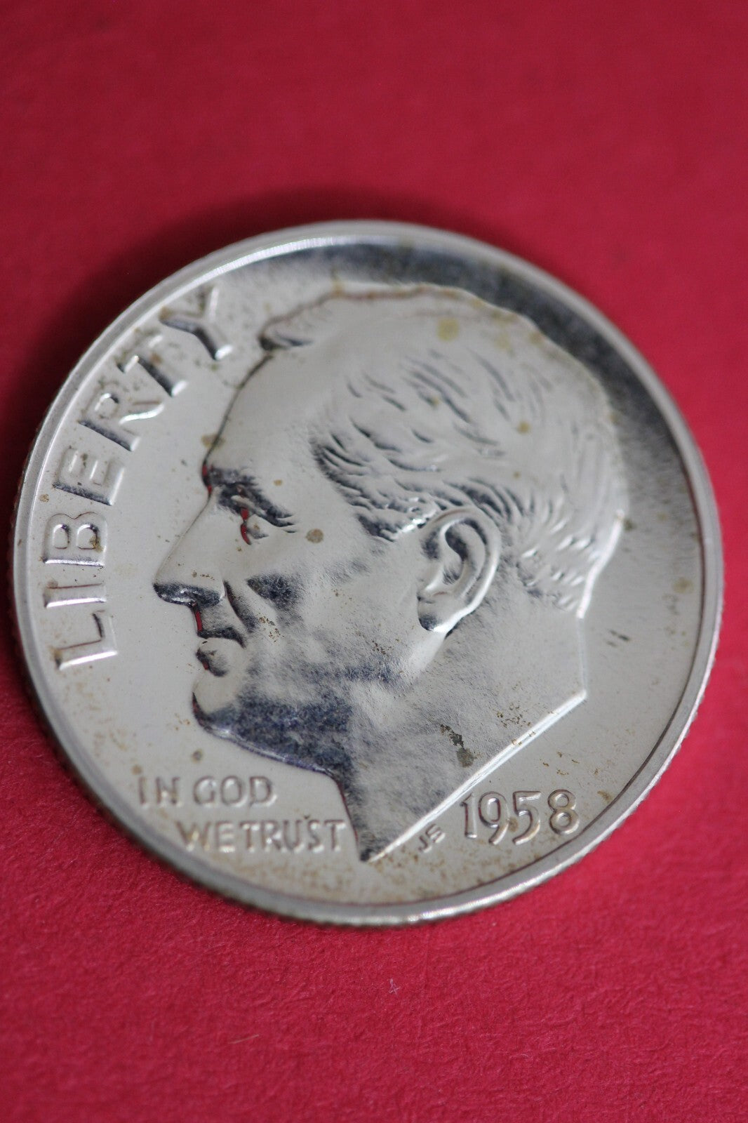 1958 Silver Proof Roosevelt Dime Exact Coin Shown  71