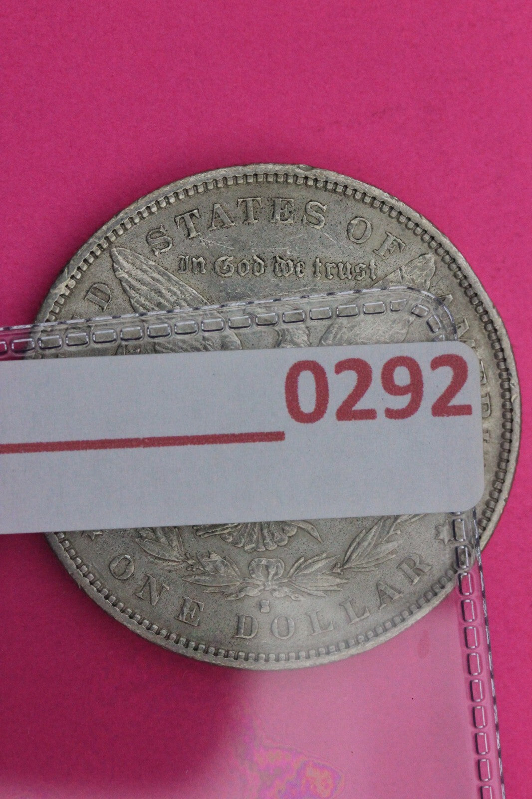 High Grade 1890 S Morgan Lady Liberty Rare Date Silver Dollar Authentic 0292N