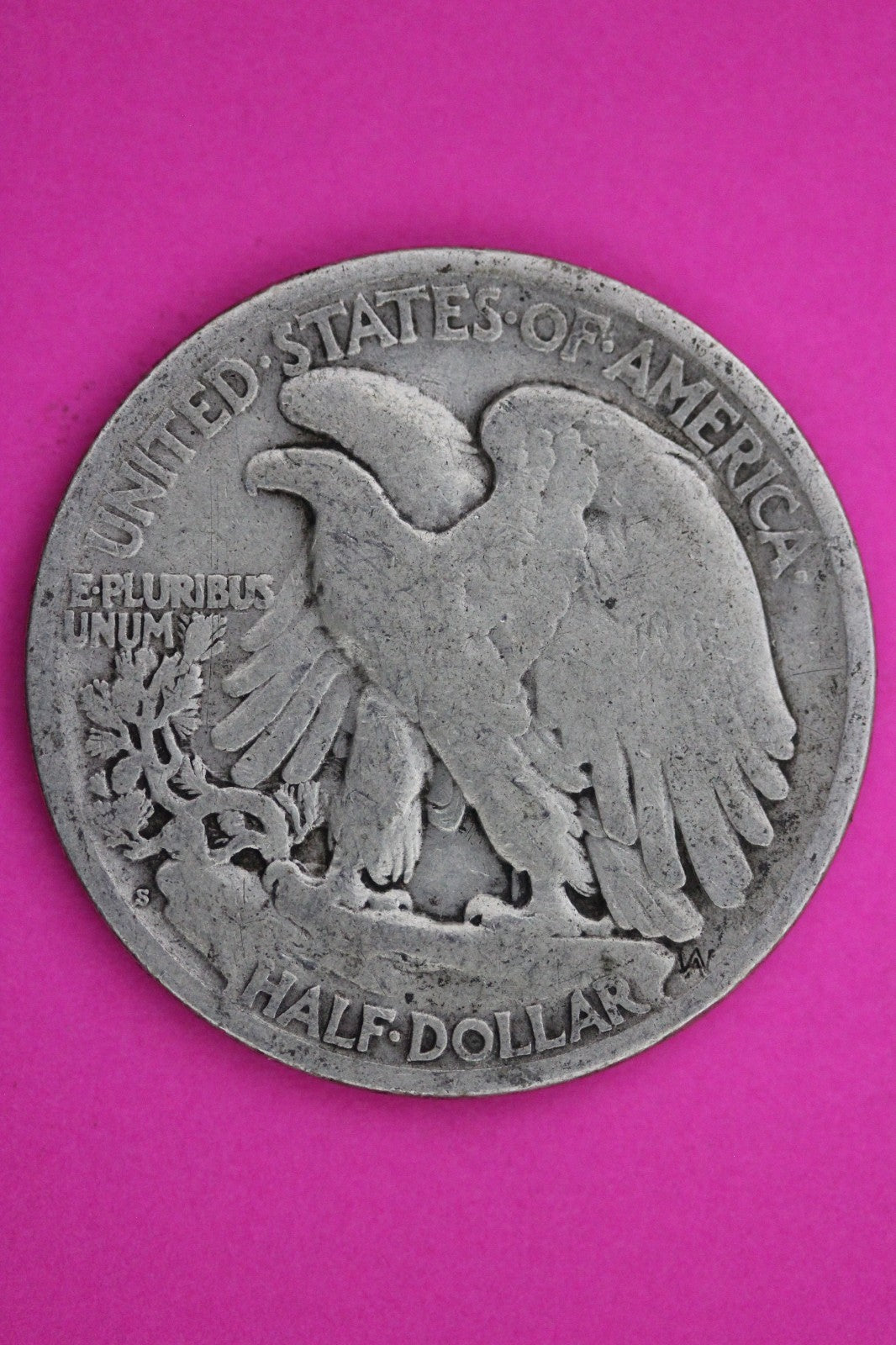 1923 S Walking Liberty Silver Half Dollar Guaranteed Authentic Genuine Coin 2364