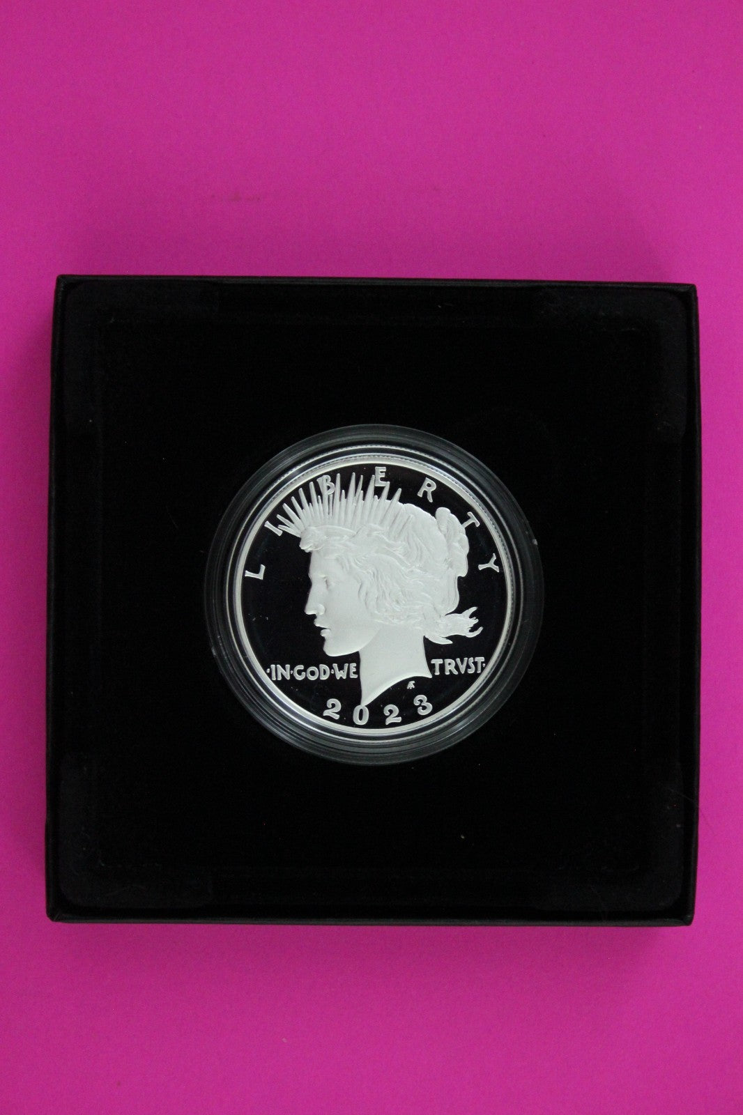 Gem Deep Cameo Proof 2023 S Peace Silver Dollar 999 Fine Mint Box & COA 6022