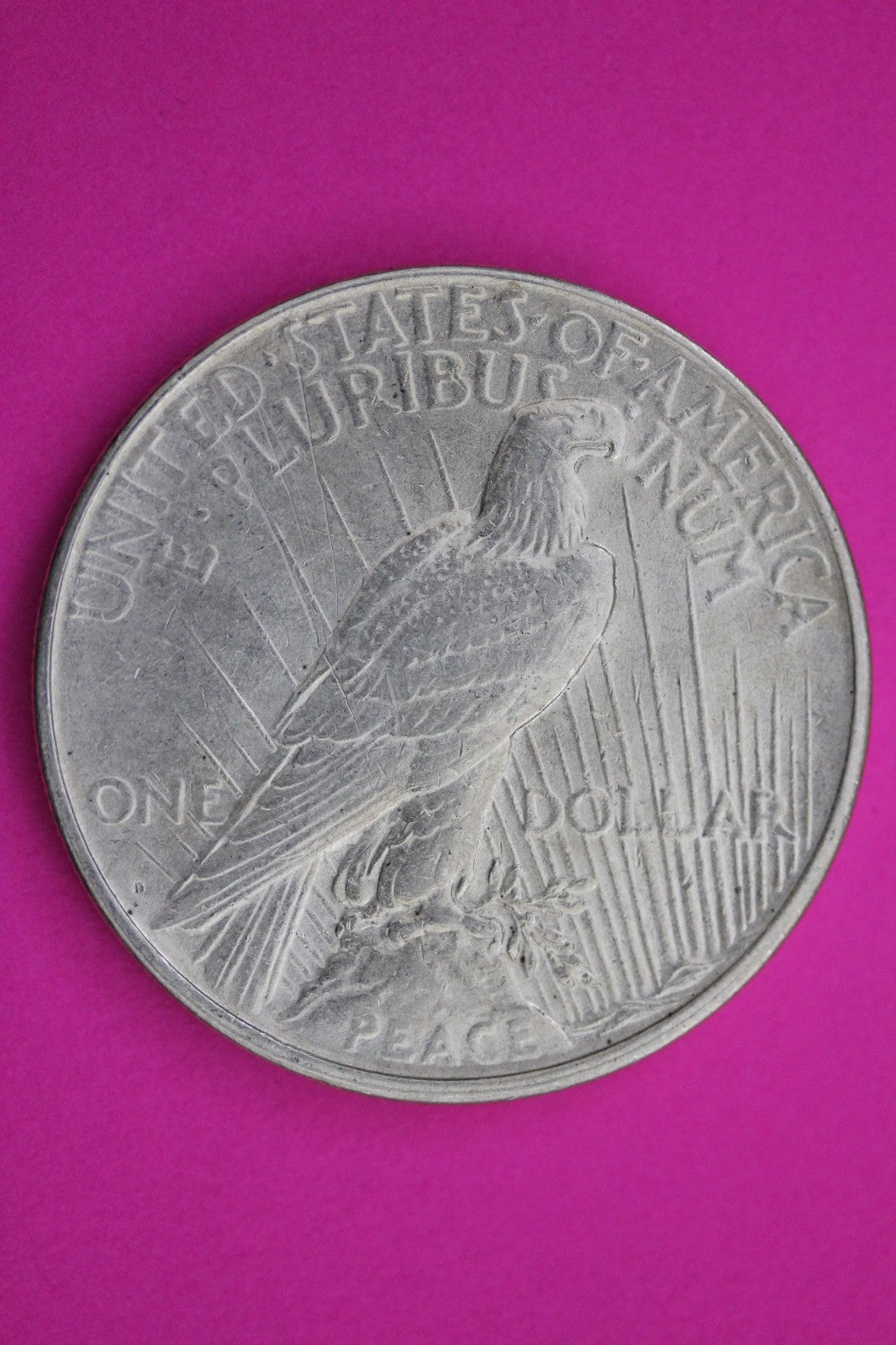 1923 D Peace Silver Dollar LIberty Coin Guaranteed Authentic U.S.A. Seller 1958