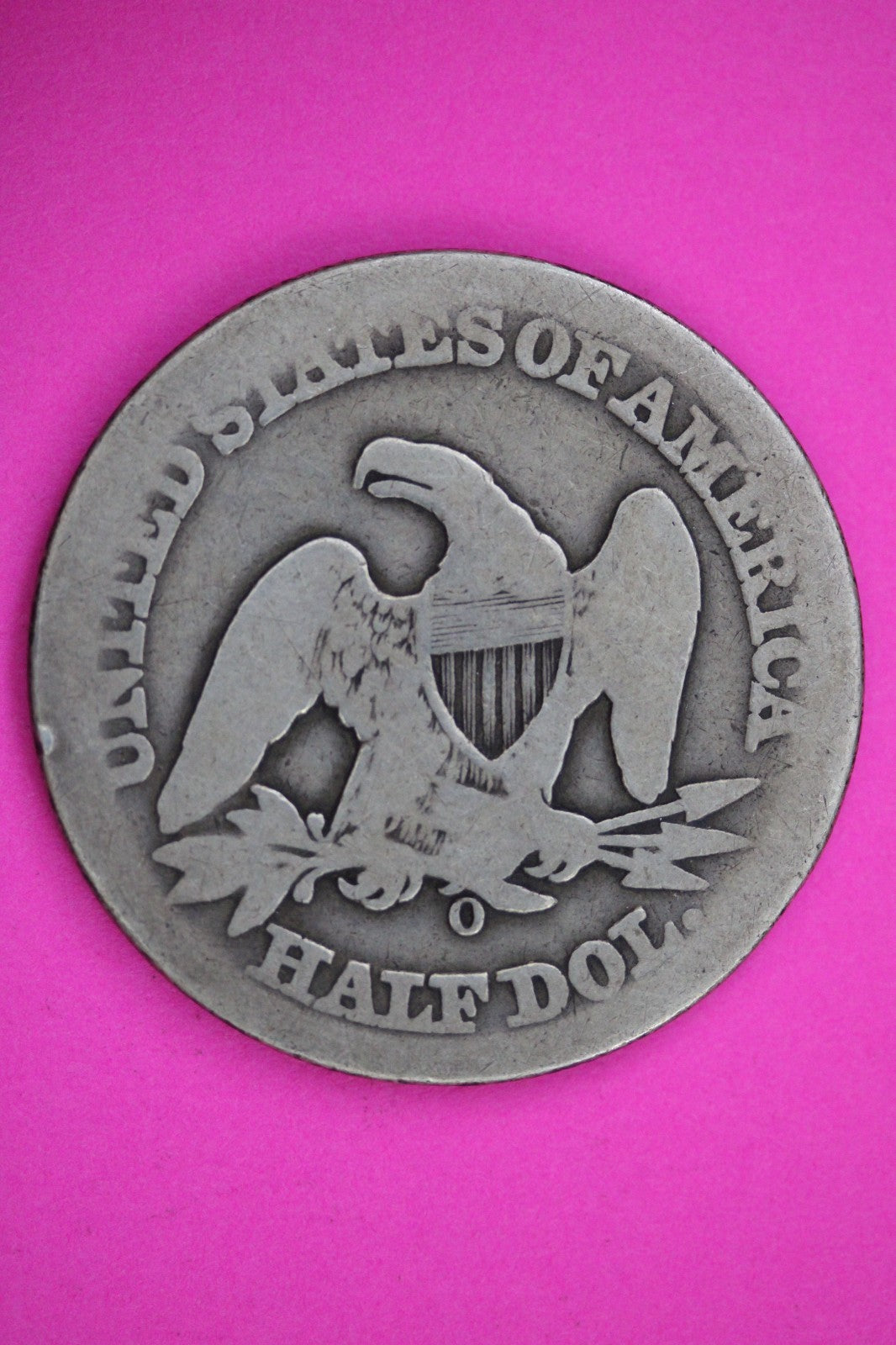 1850 O Seated Liberty Half Dollar Silver Exact Coin Shown Low Grade Filler 2801