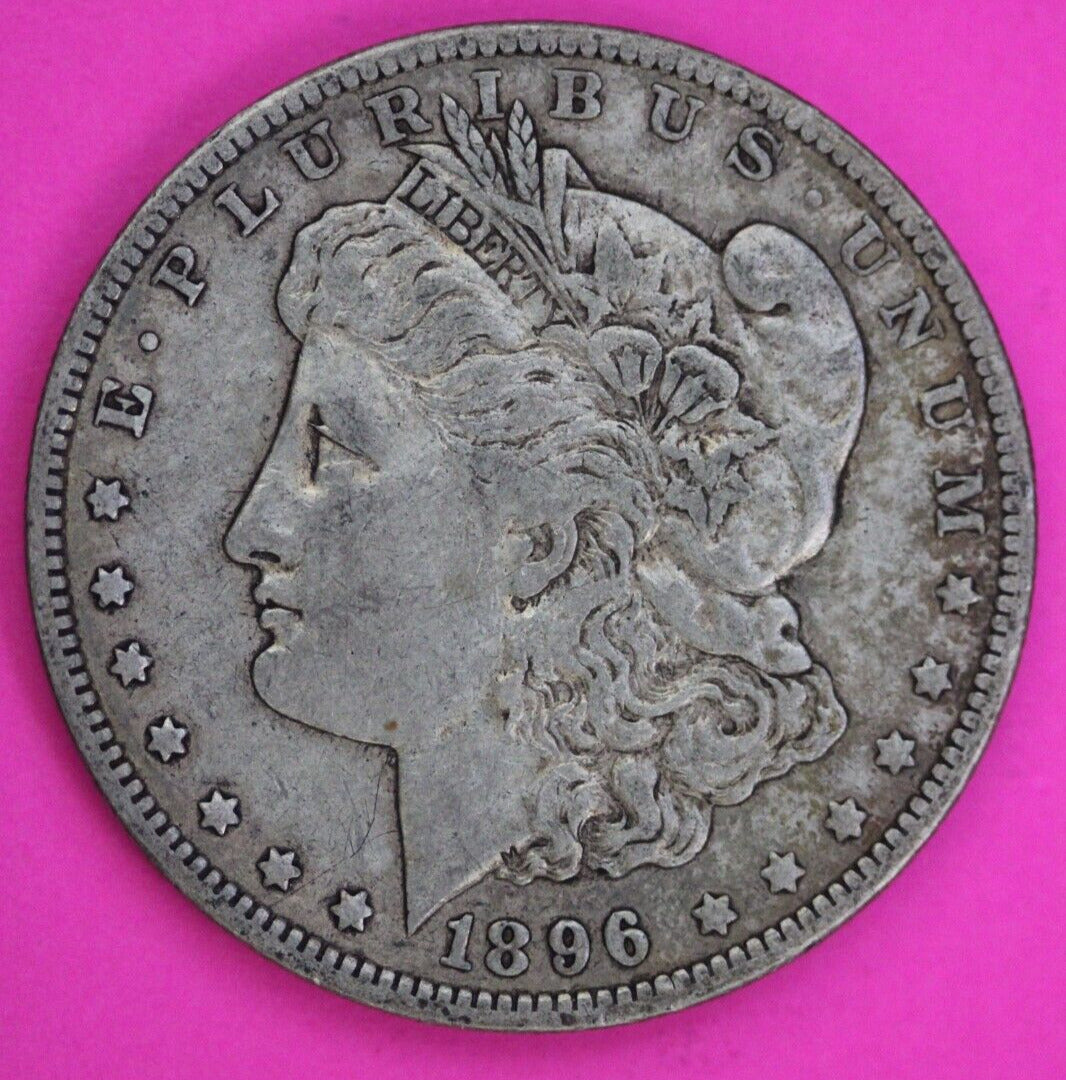 1896 O Morgan Lady Liberty Silver Dollar Key Date Coin New Orleans Mint 395