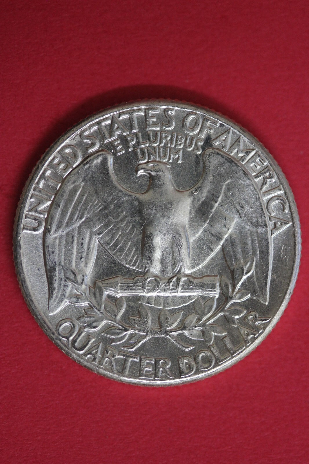 1963 Uncirculated Type B Reverse George Washington Quarter Exact Coin OCE 74