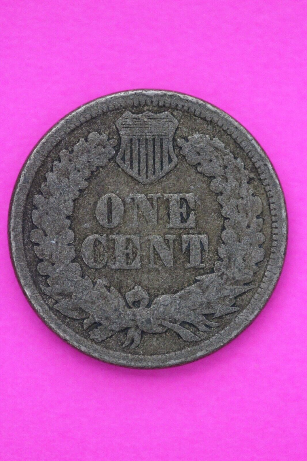 1863 Copper Nickel Indian Head Cent Penny Exact Early Type Coin Pictured 60