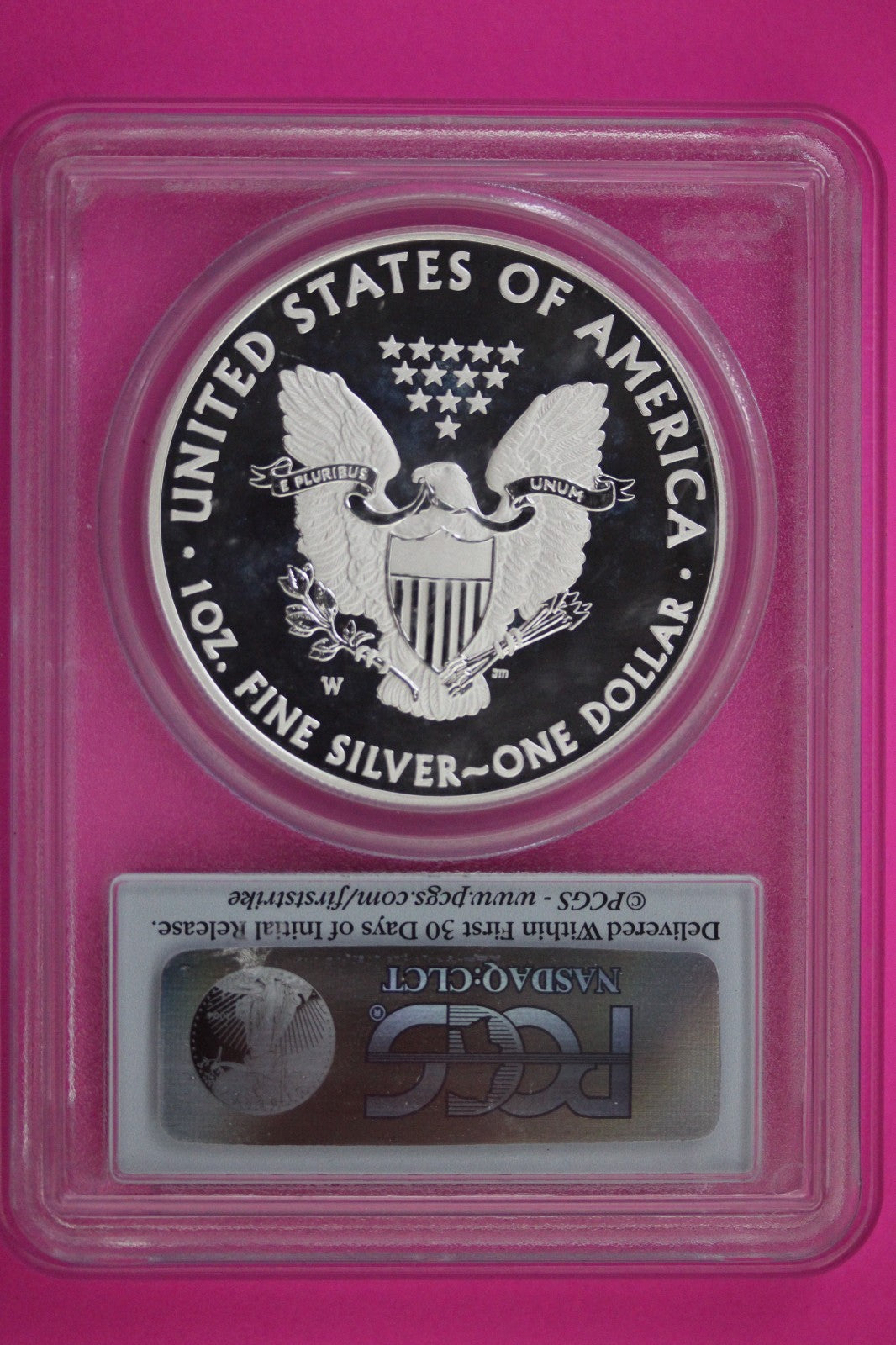 2013 W MS 69 Enhanced Mint State Silver Eagle First Strike 1 OZ PCGS Slab 896