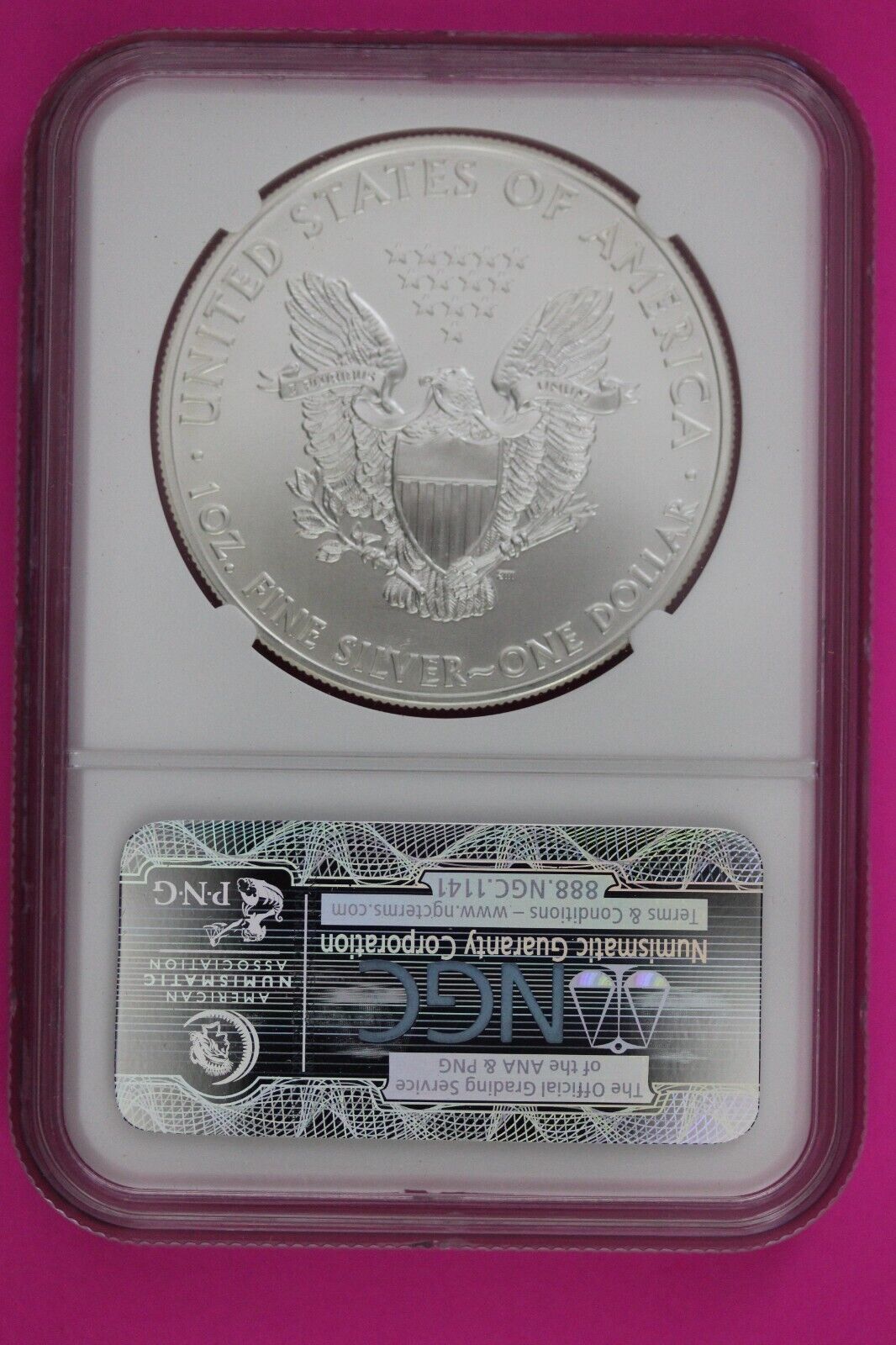 2011 MS 70 Silver American Eagle 25th Anniversary NGC Graded First Releases 272