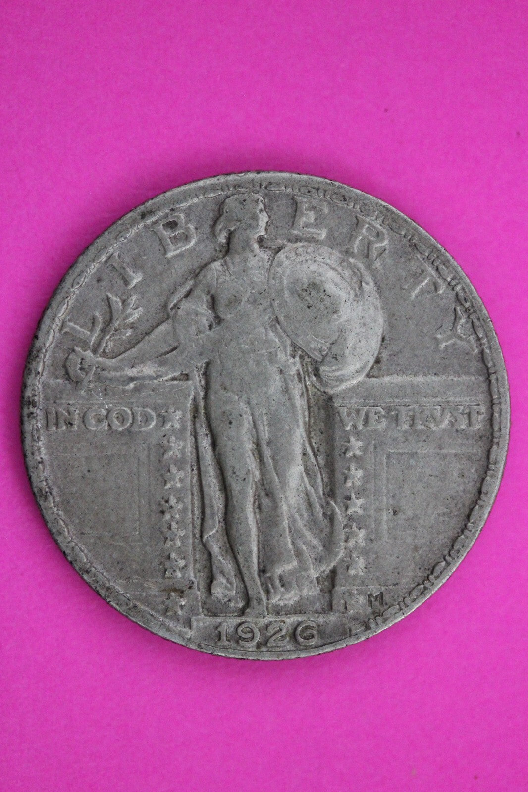 High Grade Full Date 1926 P Standing Liberty Silver Quarter Key Date Coin 07