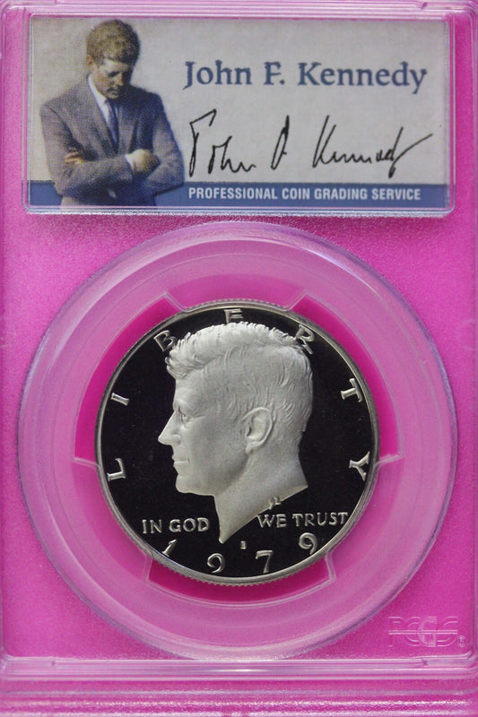 1979 S T1 PR 69 Deep Cameo John Kennedy Clad Half Dollar JFK Label PCGS 1114