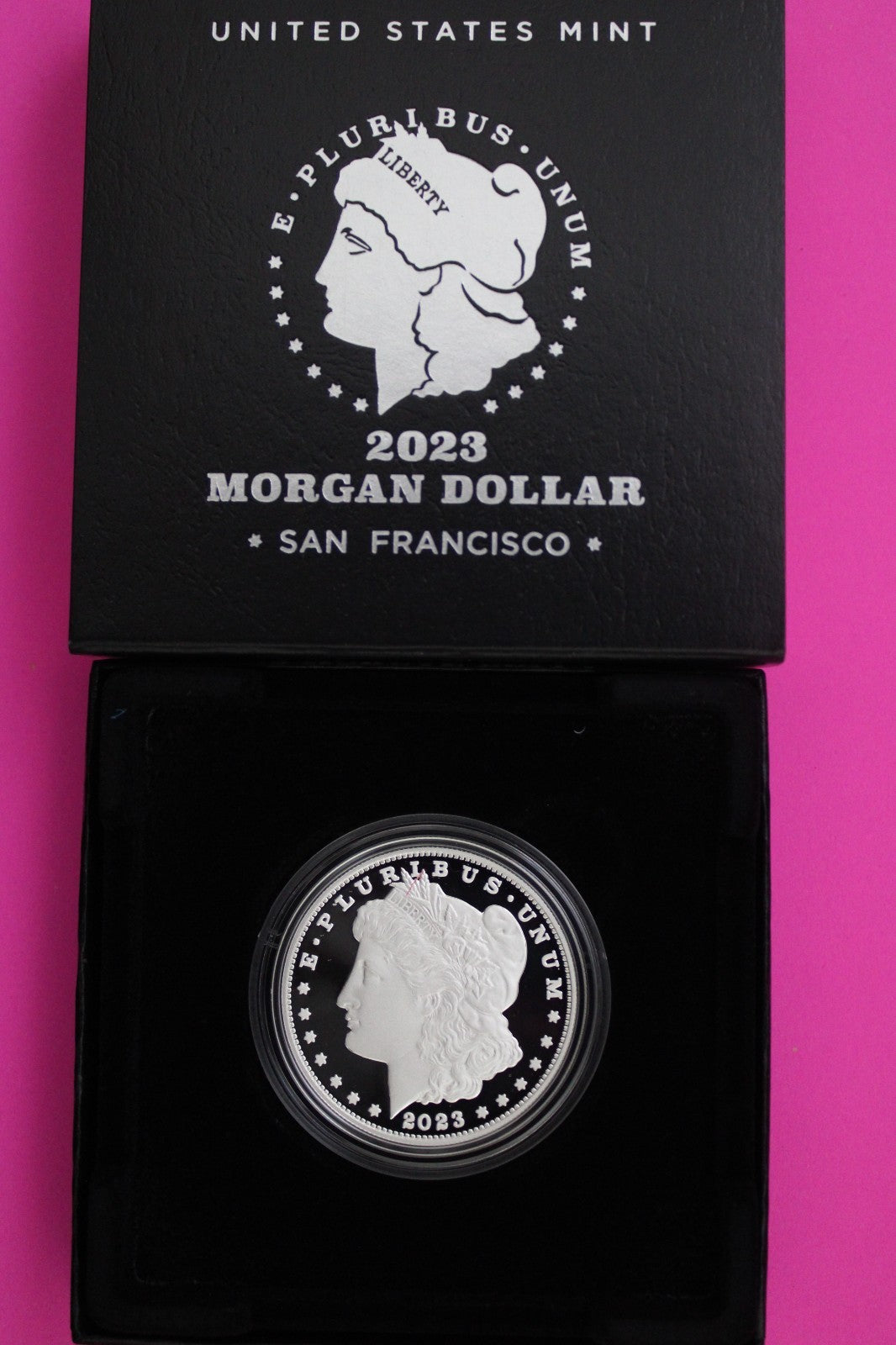 Gem Deep Cameo Proof 2023 S Morgan Silver Dollar .999 Mint Box COA 6050
