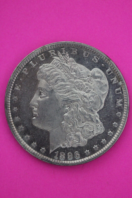 Very Rare Proof Like 1896 P Morgan Liberty Silver Dollar High Grade Key Date 100