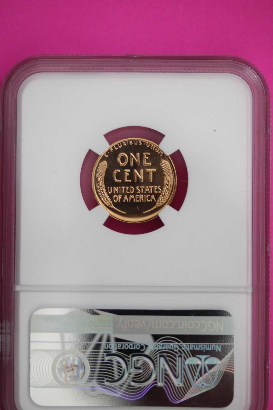 1956 PF 67 Red Lincoln Wheat Cent Proof Coin NGC certified Authentic Slab 290