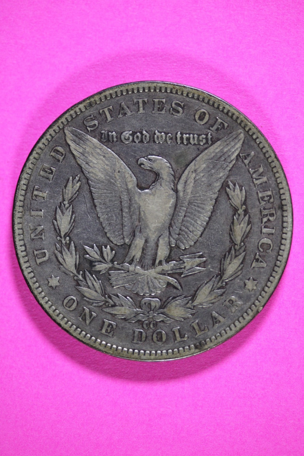 1891 CC Morgan Lady Liberty Silver Dollar Guaranteed Authentic & Genuine 2670