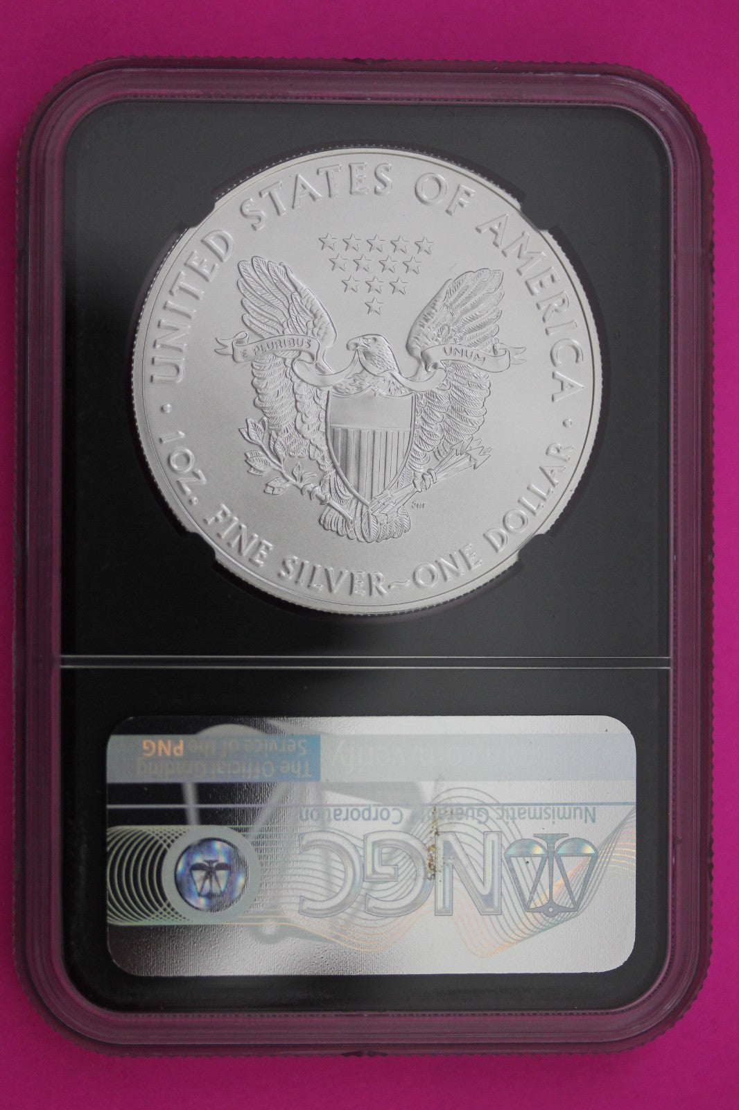 2019 MS 70 Silver Eagle Mercanti Signature 1 OZ .999 1rst Day NGC Certified 246