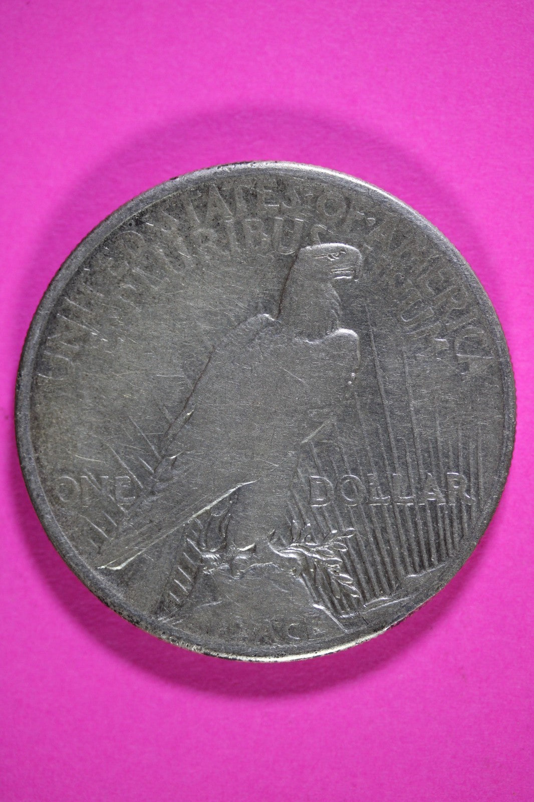 1921 P Peace Lady Liberty Semi Key Date Silver Dollar Guaranteed Authentic 2675
